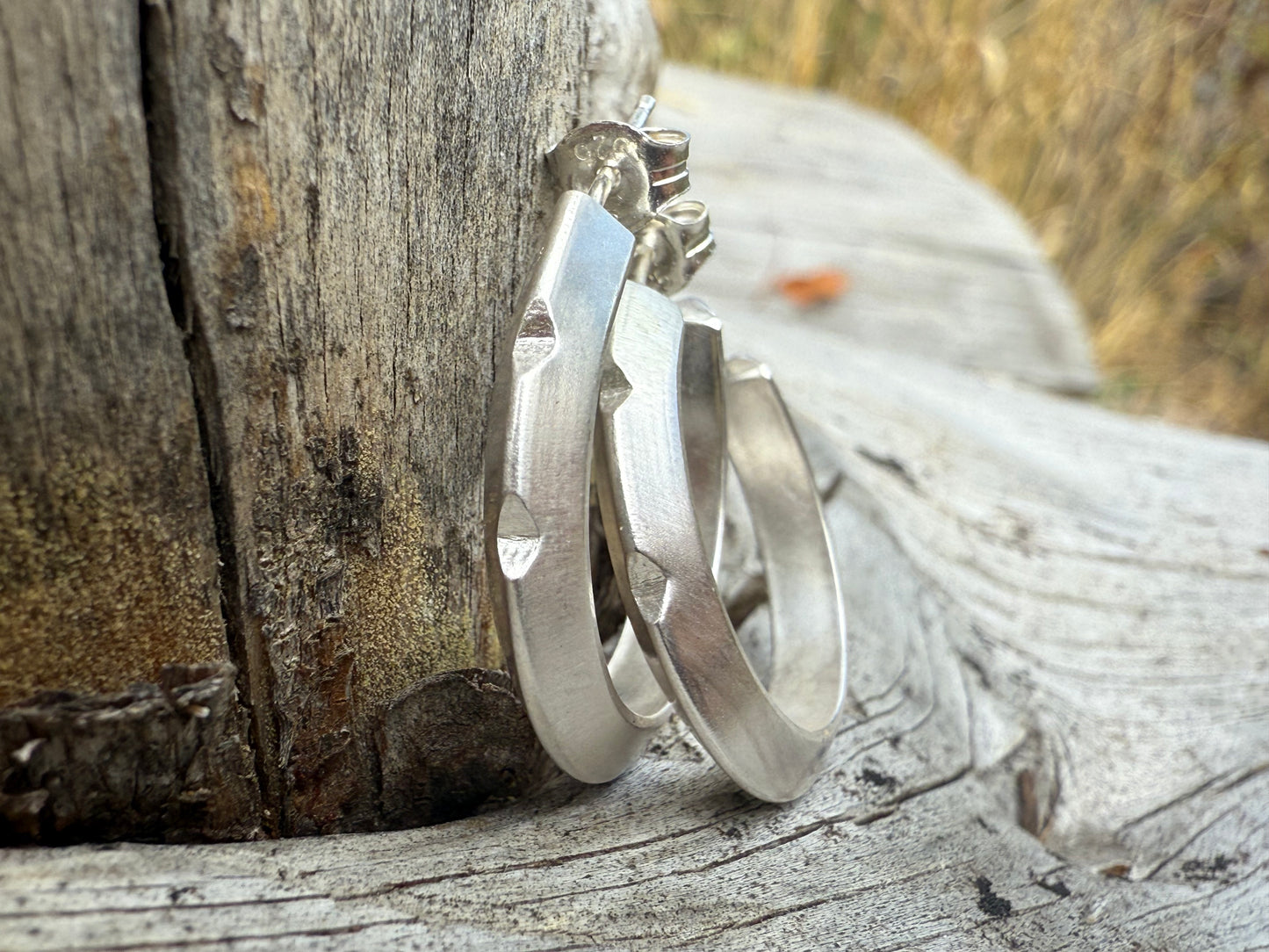 Bigger Triangle Wire Hoops