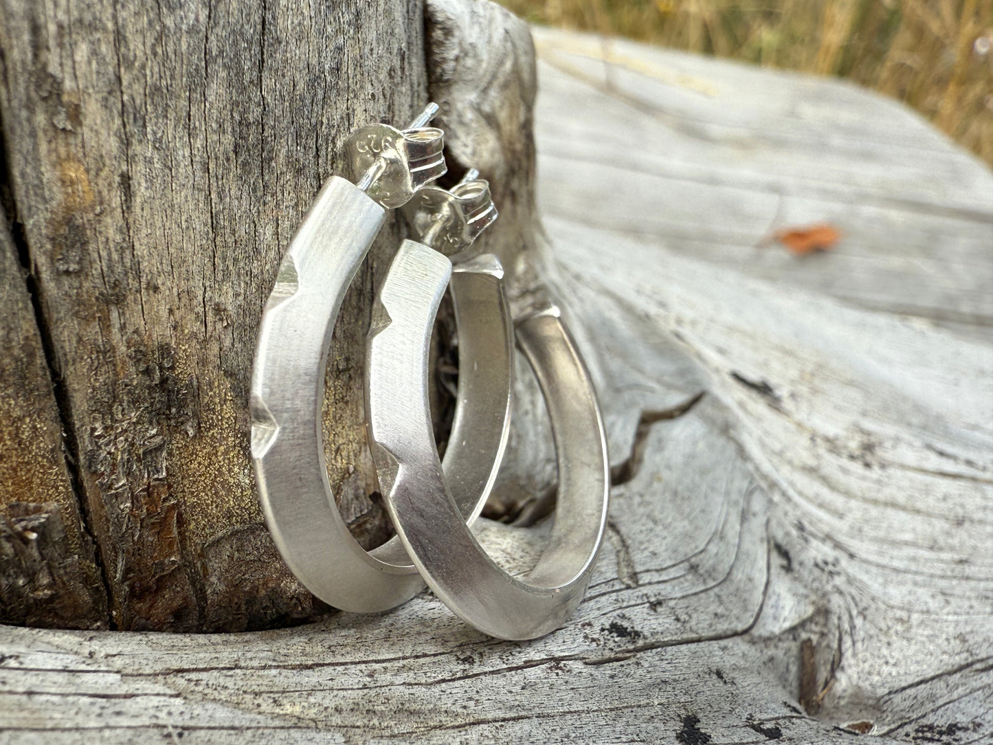 Bigger Triangle Wire Hoops