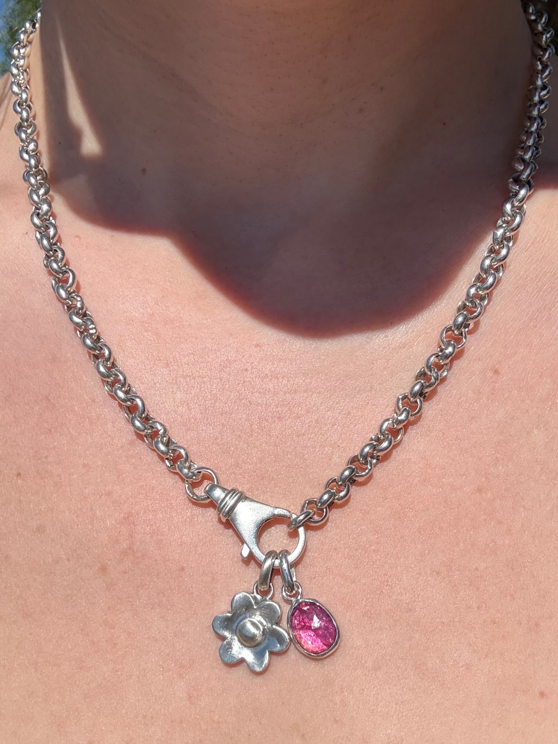 Chunky Rolo Charm Chain