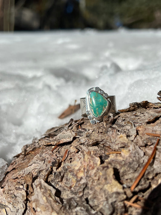 Royston Turquoise Ring - Size 8.5