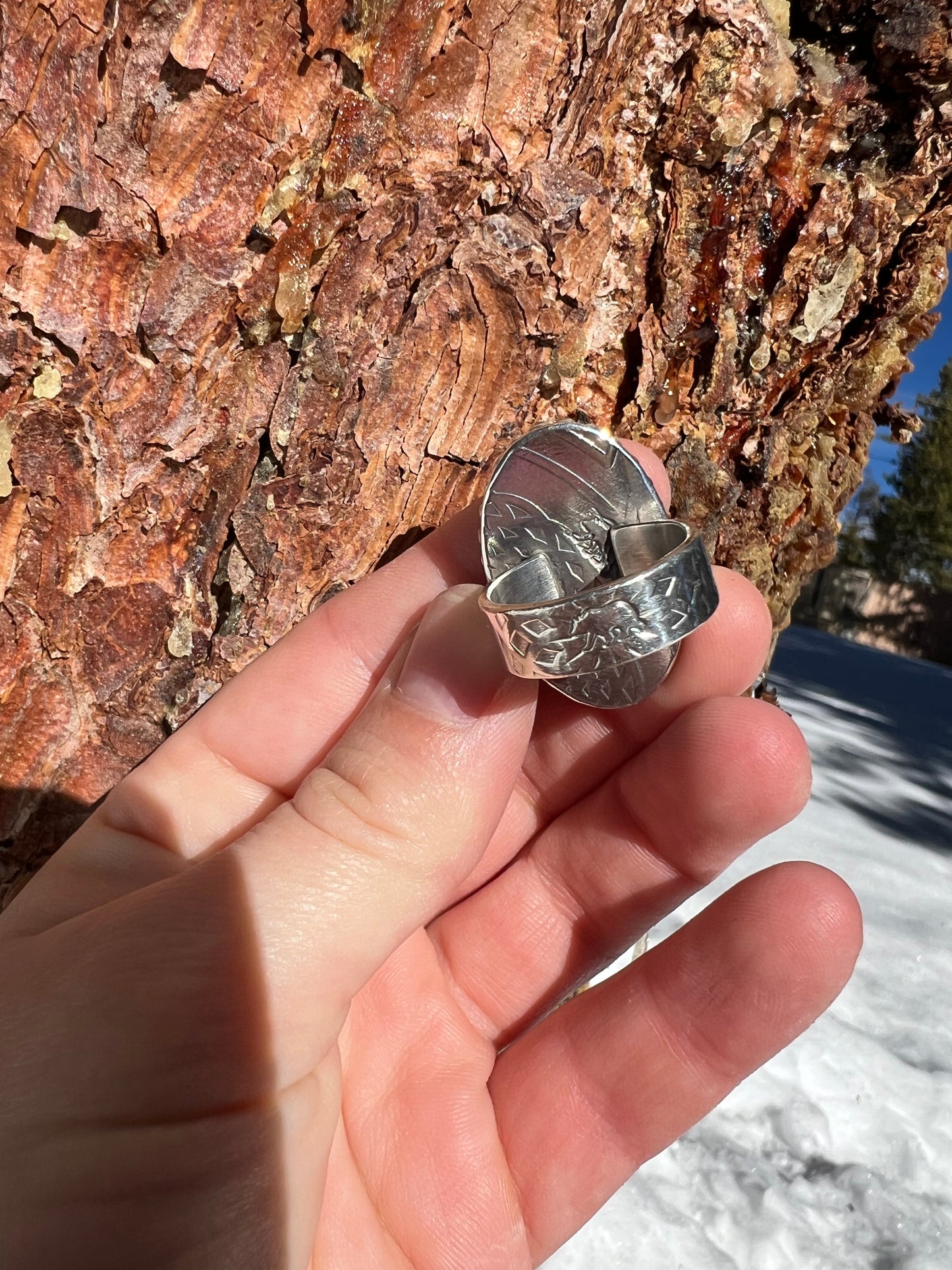 Mescalero Jasper Ring - Size 8