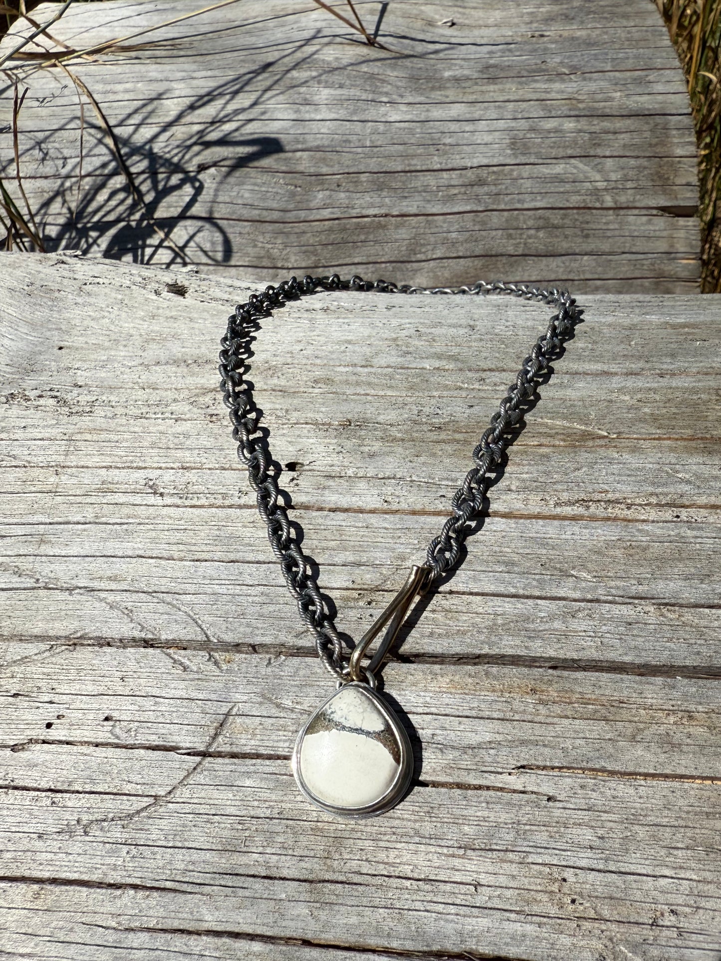 Ivory Creek Variscite & 14k Clasp Necklace