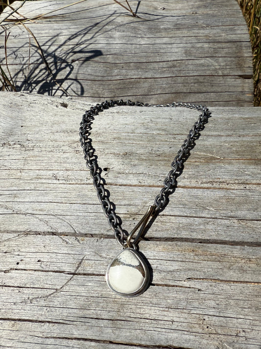 Ivory Creek Variscite & 14k Clasp Necklace