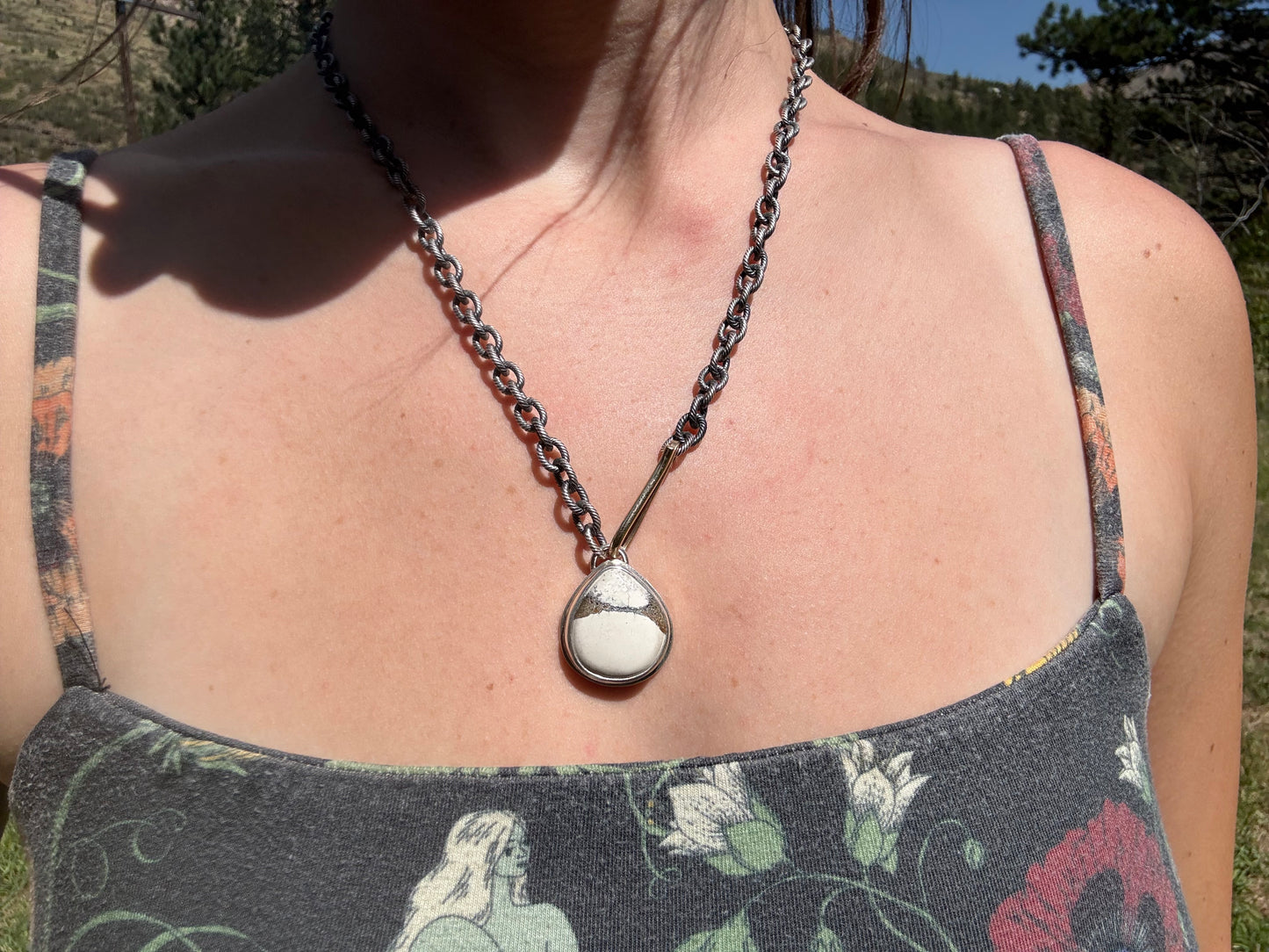 Ivory Creek Variscite & 14k Clasp Necklace