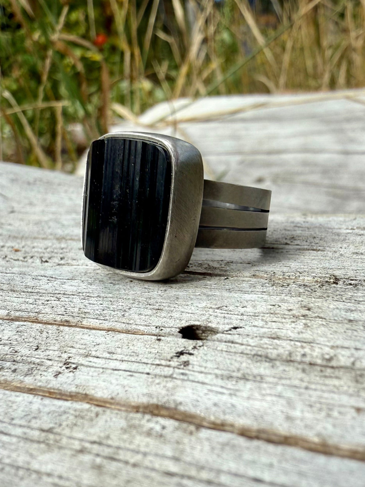 Black Tourmaline Ring