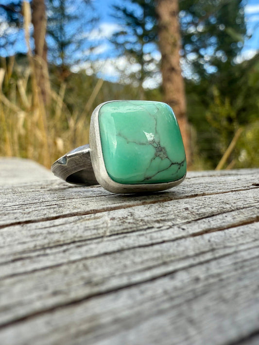 Black Bridge Variscite Ring