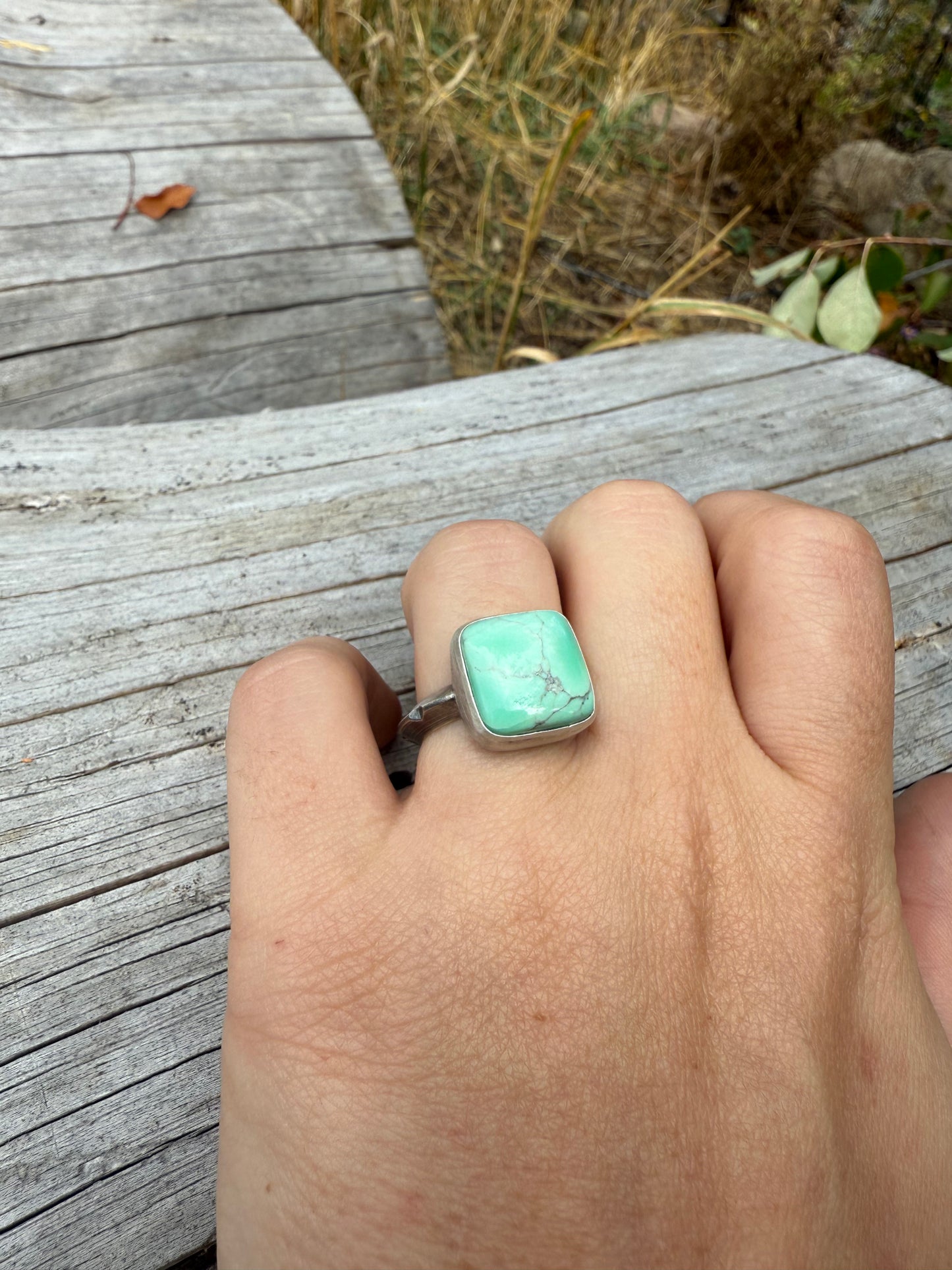 Black Bridge Variscite Ring