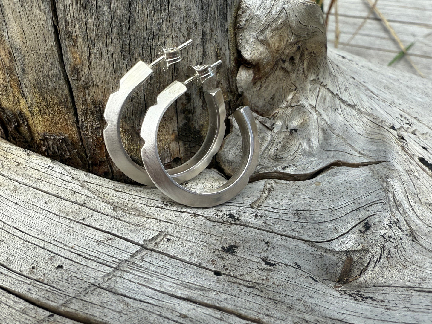Bigger Triangle Wire Hoops