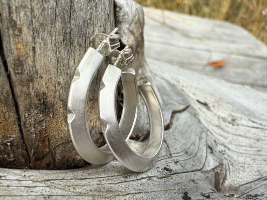 Bigger Triangle Wire Hoops