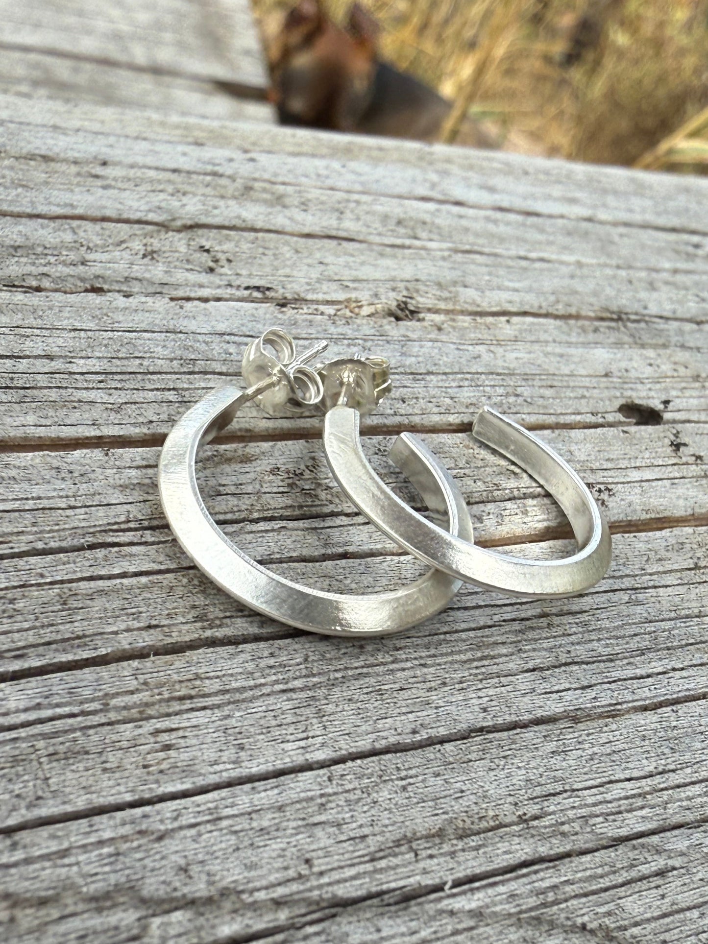 Triangle Wire Hoops