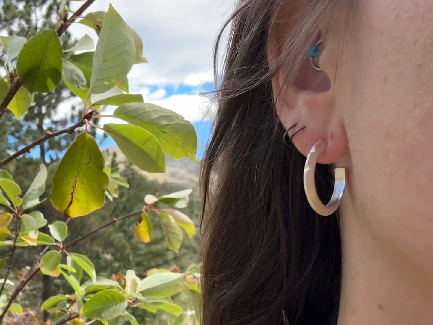 Bigger Triangle Wire Hoops