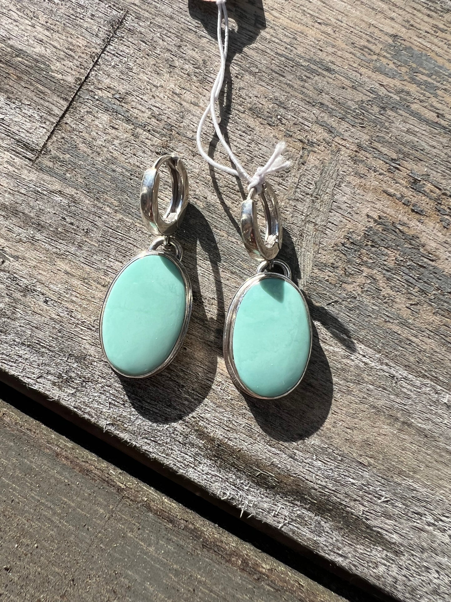 Desert Bloom Variscite Earrings