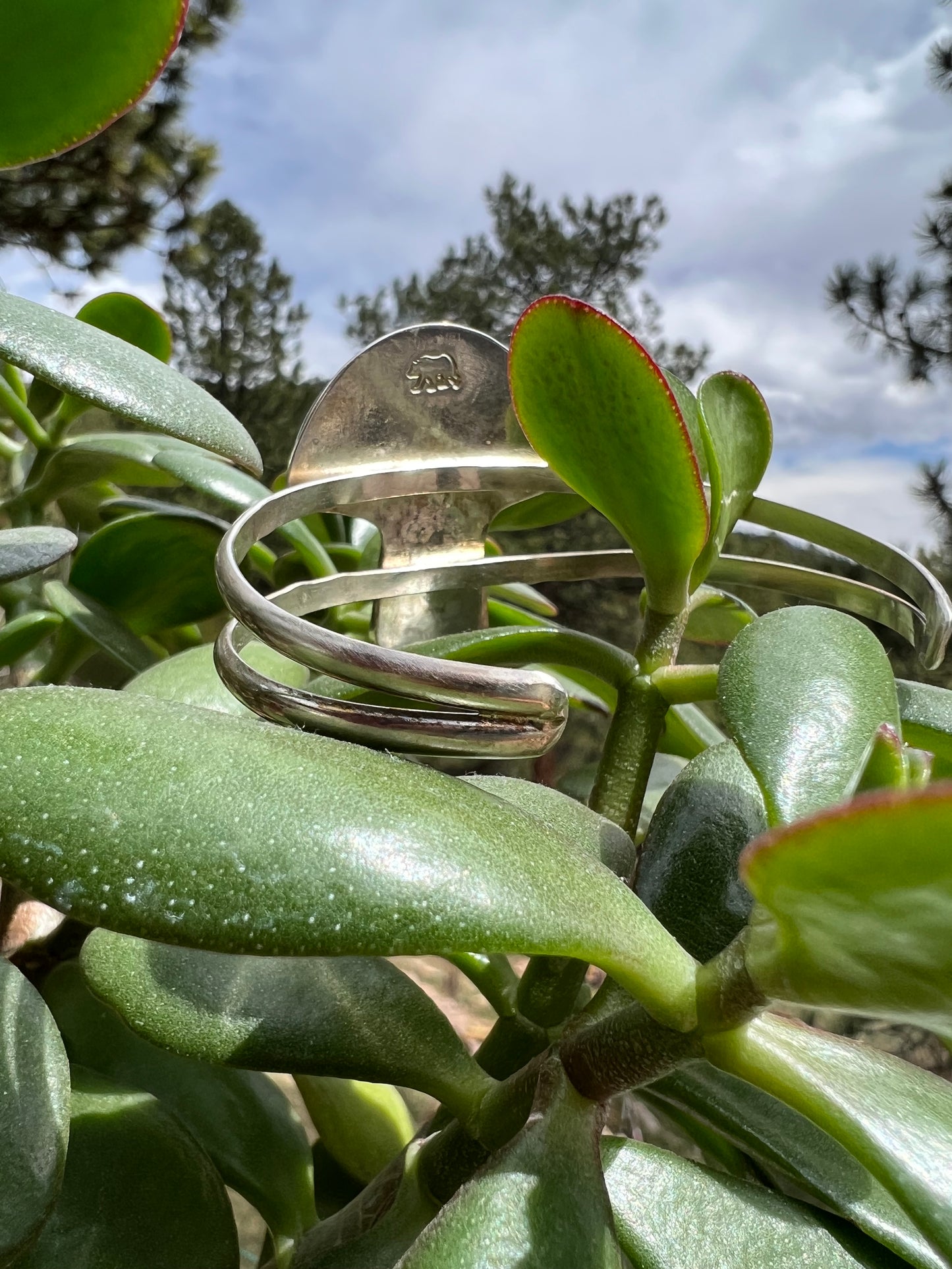 Agate Mushroom Cuff