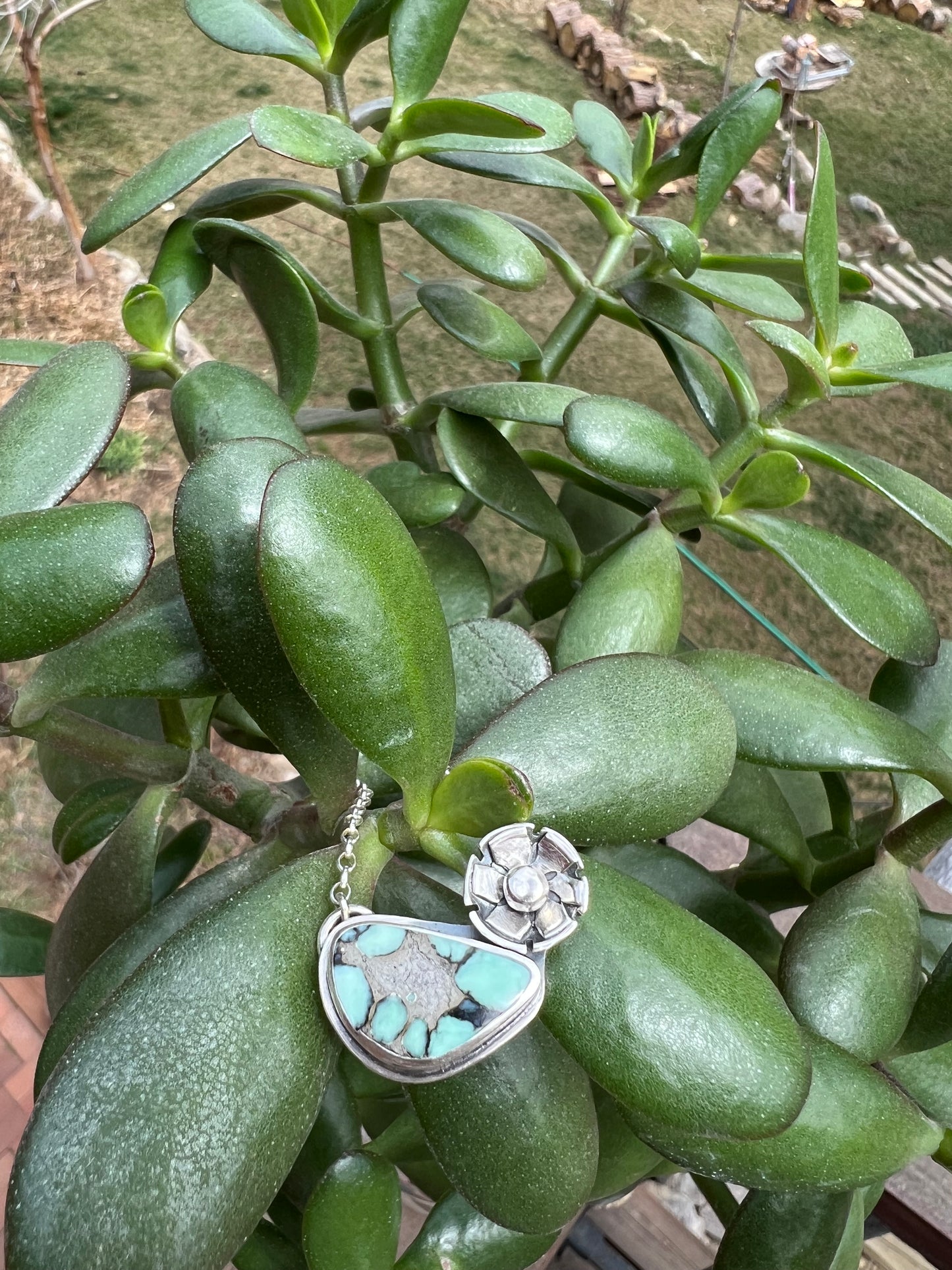 Blue Saguaro Variscite Necklace