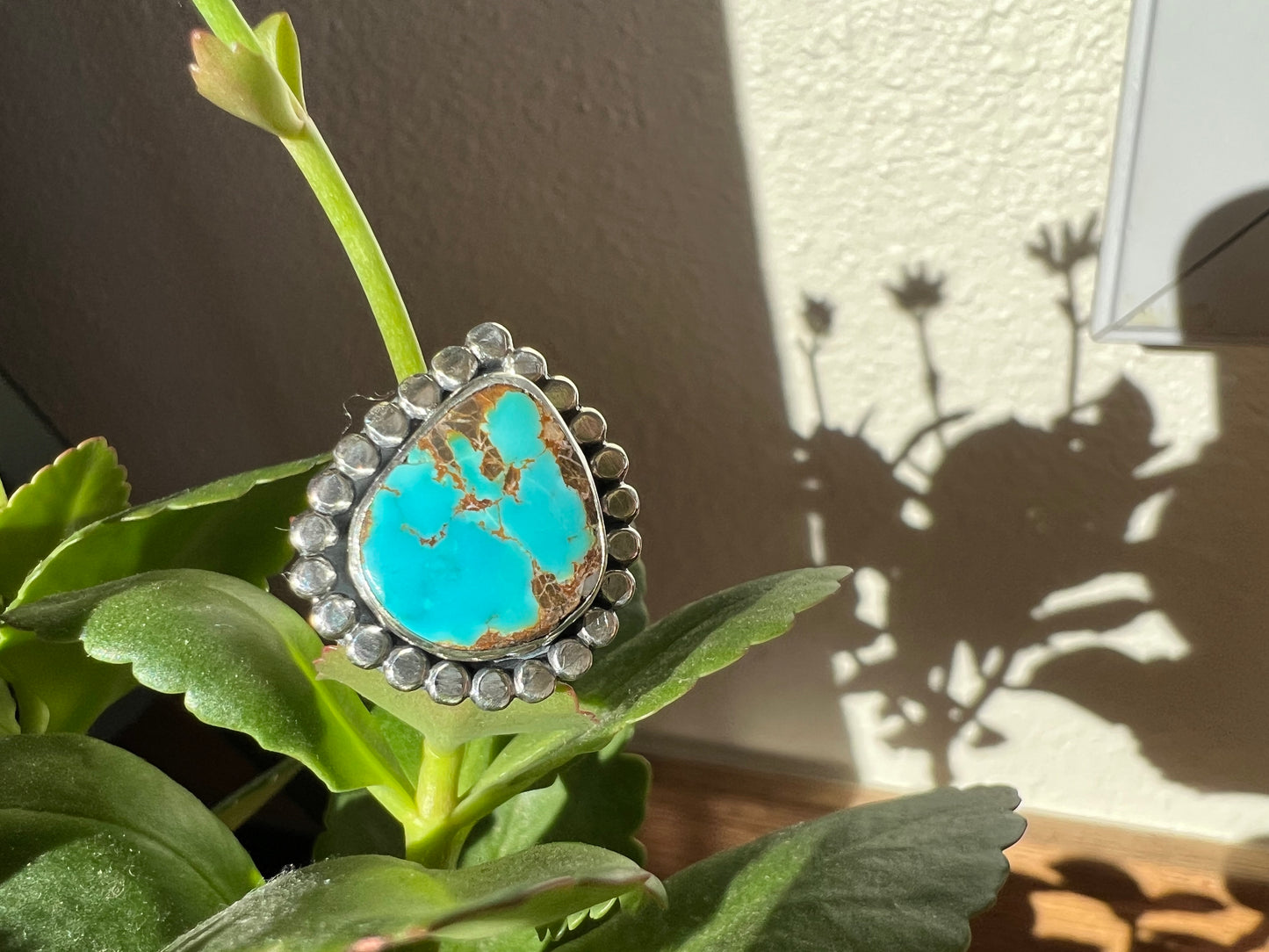 Blueberry Turquoise Ring - Size 8