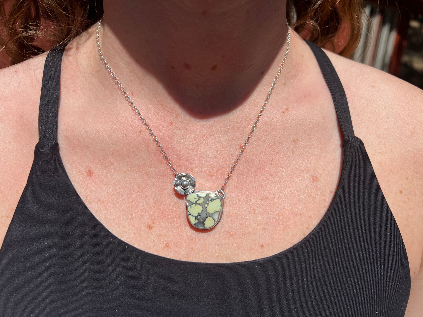 Green Saguaro Variscite Necklace